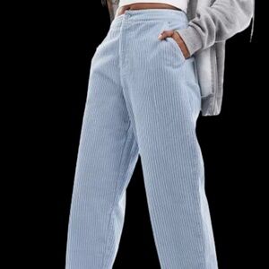 Corduroy Straight Pant - Light Blue